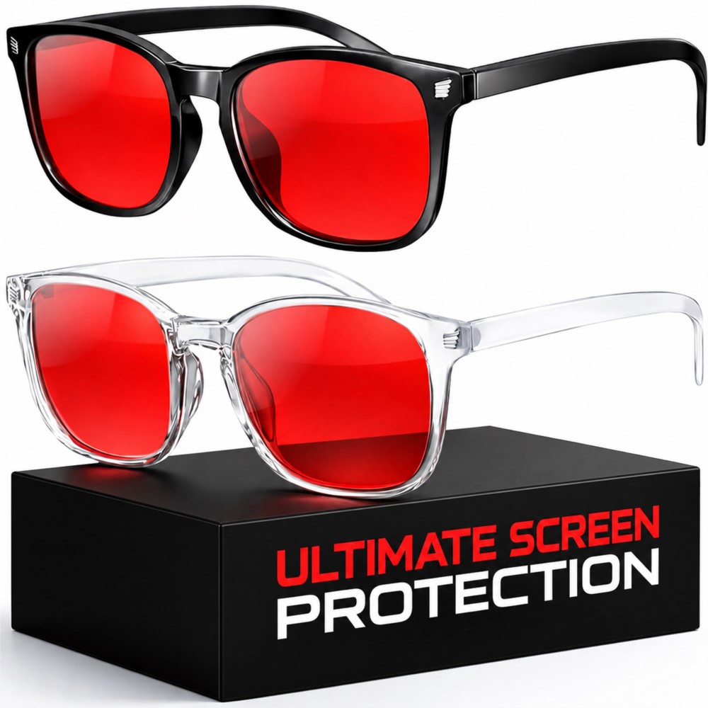 Gaming Glasses Tinted - Усовершенствованные игровые очки с защитой от
