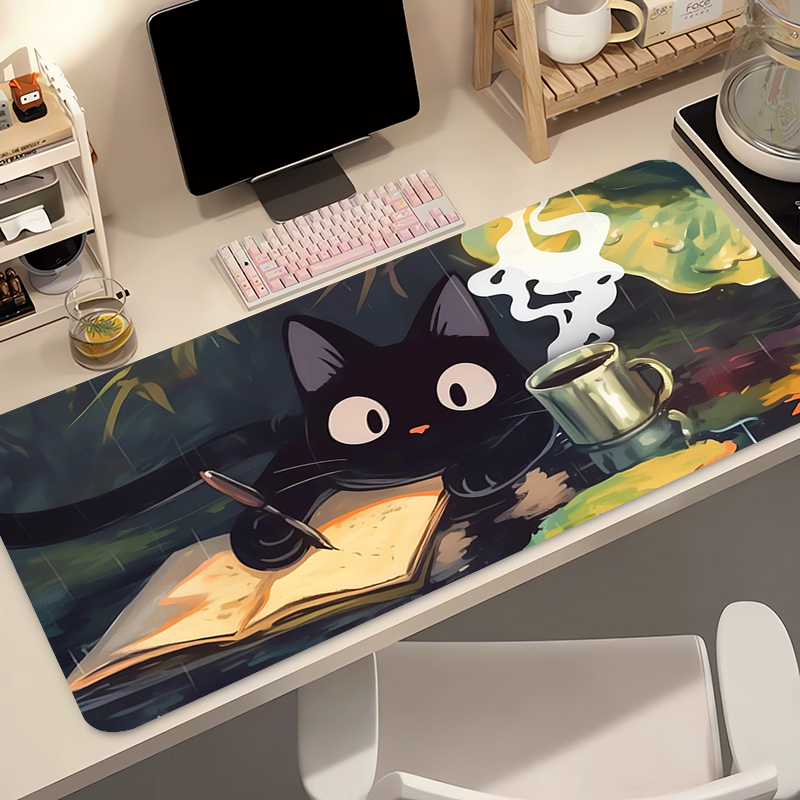 Gaming Accessories Women - Kawaii Black Cat Силиконовый мягкий игровой