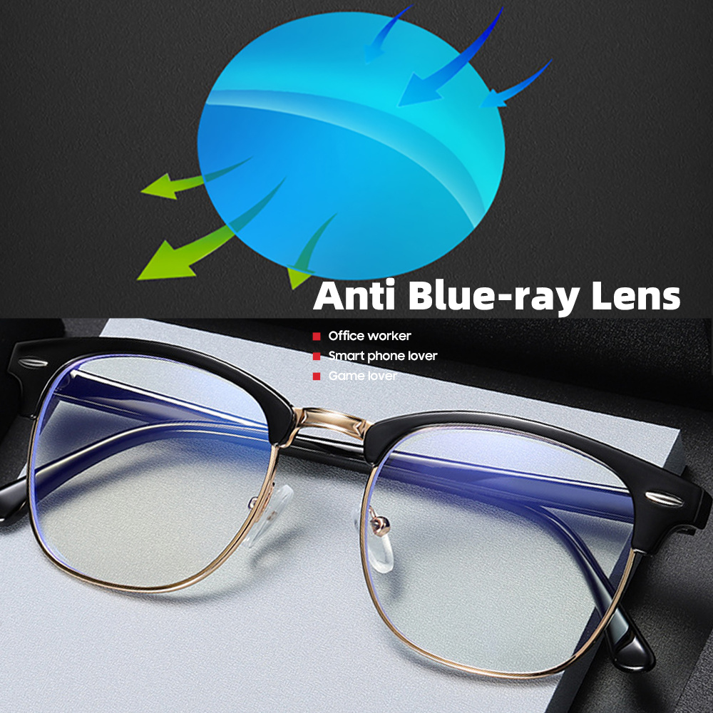 Очки Квадратные без оправы для – обзор и цена Gaming Glasses Tinted