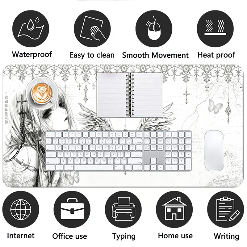 Кожаный коврик для мыши, черно – обзор и цена Gaming Accessories Women